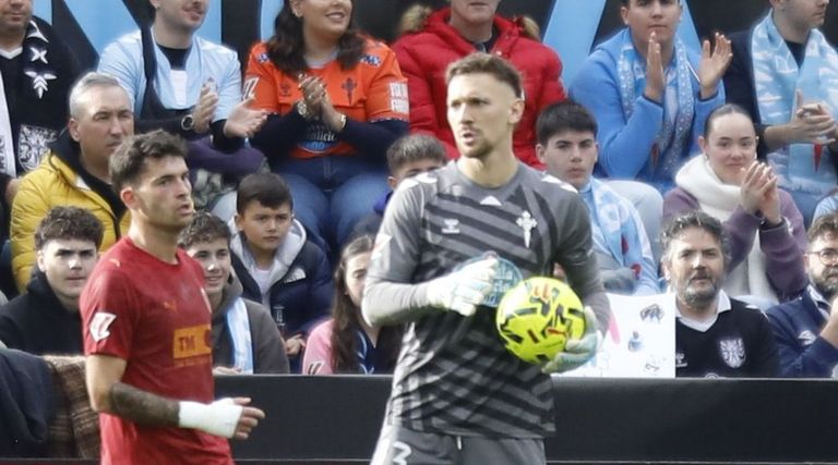 Ionut Andrei Radu ha sido el portero titular del Celta en todos los partidos de liga.