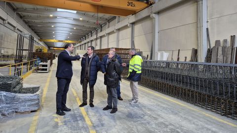 Rom�n Rodriguez en las instalaciones de Rodi�as en Teixeiro