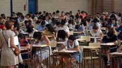 Oposiciones para profesores de infantil, el pasado mes de junio en Ourense