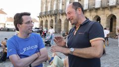 El alcalde de Madrid, Jos� Luis Mart�nez-Almeida, con el director de Turismo de Galicia, Xos� Manuel Merelles
