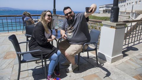 En A Laracha algunos aprovecharon para inmortalizar un momento que recordar�n siempre