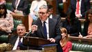 El primer ministro britnico, Keir Starmer, en la Cmara de los Comunes