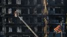 As quedaron los edificios incendiadosen Valencia