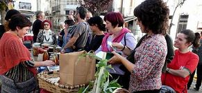 Un mercado de alimentos y productos del campo cerr� el foro celebrado en Mondo�edo.