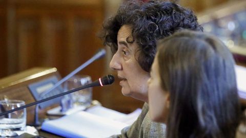 La consejera de Cultura, Pol�tica Lling��stica y Turismo, Berta Pi��n