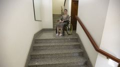 Gloria Agui�o, en su anterior vivienda