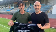 El Noia confirm� este martes a Rub�n L�pez (derecha) como nuevo t�cnico del primer equipo.