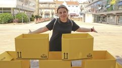 Sandra Gonz�lez, impulsora de A Vila do Ma��, en una imagen de archivo, anterior a la pandemia 