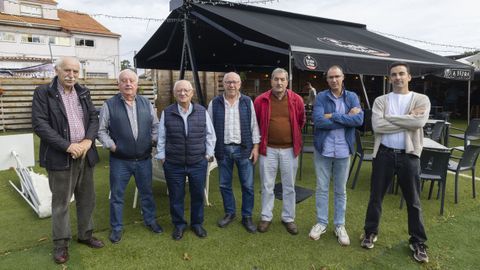 La junta directiva de la asociaci�n de empresarios, ayer.