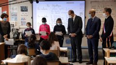 Las escuelas francesas recordaron al profesor Paty con un minuto de silencio