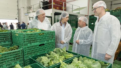 Visita de la conselleira de Medio Rural a la explotaci�n larachesa