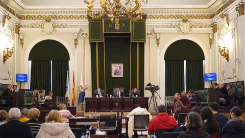 �ltimo pleno del a�o celebrado en el Pazo Provincial de Pontevedra