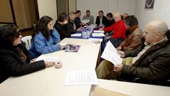 Asambles de Podemos Carballo el jueves.