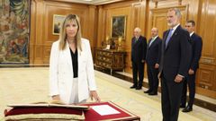 Isabel Perell promete ante el rey como nueva presidenta del Supremo y el CGPJ