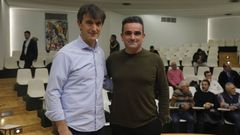 José Rojo, Pacheta, y Chema Monzón, en el escenario de Afiador