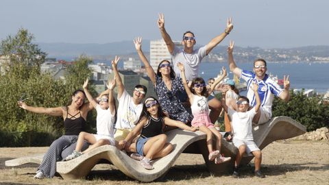 Ambiente previo al eclipse en los barrios de A Coru�a