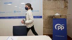 Luis Pi�eiro, anunciando su dimisi�n