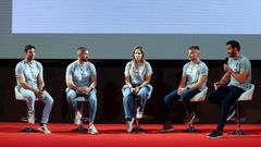 Rodrigo Germade, Carlos Arevalo, Teresa Portela, Marcus Cooper Walz y Saul Craviotto