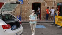 Incendio forestal en la comarca de Valdeorras. Recogida de agua en A Rúa