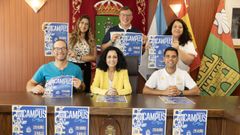 Presentaci�n ayer del D�por Campus en el sal�n de plenos del consistorio ceense.