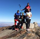 Garc�a, Oliveira y Morison -con Teresa Portela a la izquierda-. 