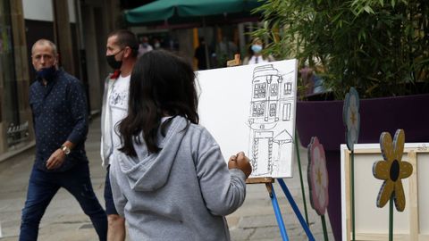 Concurso de pintura al aire libre en Noia 2021