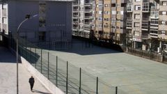Imagen de archivo del patio de un colegio en la ciudad.
