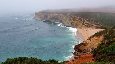 Playa de Ericeira, al norte de Lisboa.