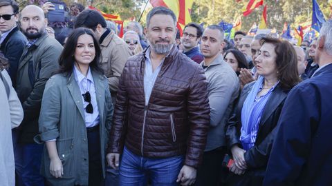 El lder de Vox, Santiago Abascal, se encuentra entre los asistentes