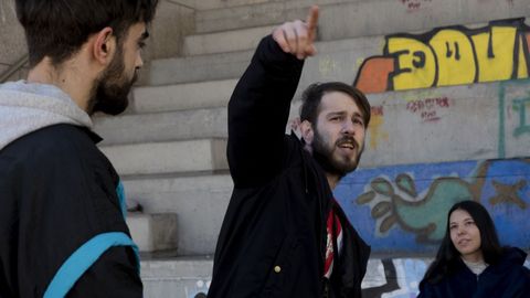 Hombre P durante una improvisaci�n para La Voz