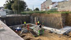 Primera fase de las obras proyectadas en O Bert�n, en Ferrol
