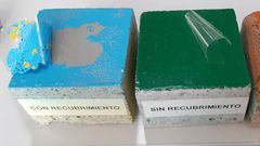 Diferencias de adherencia del grafiti sobre las superficies tratadas y sin tratar