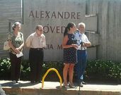 Silvia D�az, durante una de sus intervenciones en el homenaje.