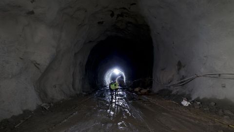 Obras de los tneles del tren al puerto exterior