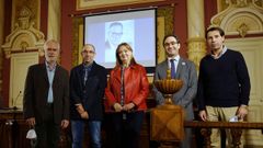 Acto de homenaje a Germ�n Ancochea en el paraninfo del IES Otero Pedrayo