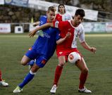 Hugo Garc�a seguir� ostentando la m�xima responsabilidad goleadora de los azulones. 