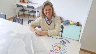 Ana Mar�a Rego, retratada este viernes en las oficinas de �urega, en el local social del Alto