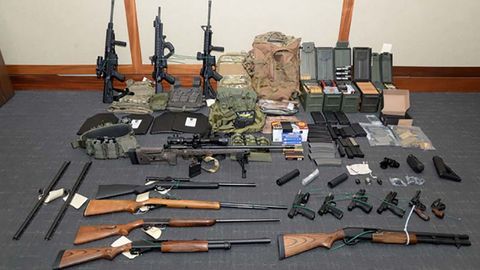 El detenido guardaba un arsenal en su casa de Silver Sping, en Maryland