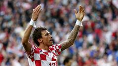 Mandzukic, durante la Eurocopa