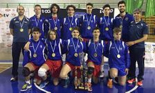 Los jugadores dumbrieses consiguieron el galardón al imponerse al Calasancias en A Coruña por 3-0. 