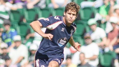 Marcos Alonso, durante un partido del Celta de esta temporada.