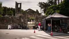 El equipo de rodaje en el entorno de las ruinas de Santa Mari�a Dozo
