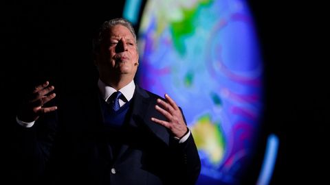 Al Gore, expresidente estadounidense y premio nobel de la paz por su lucha contra el cambio climtico reclam en la cumbre una accin decidida