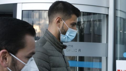 lvaro Lpez Ratn, entrando a los juzgados de Ourense en el juicio celebrado en noviembre del 2019