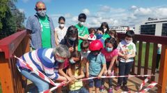  Inauguraci�n de la pasarela del barrio gijon�s de Nuevo Roces