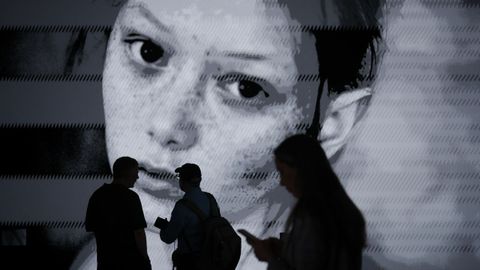Parte del v�deo documental de la muestra