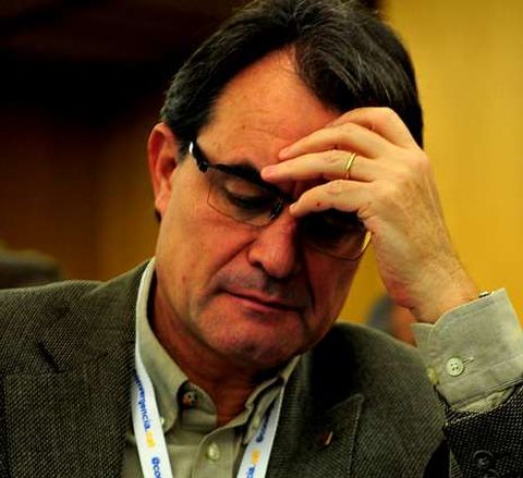 Mas, ayer, en el consejo nacional de Converg�ncia.