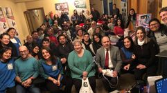 Los peluches se sortearon en un acto celebrado por la oeneg� Boa Vida, que inaugur� una nueva sede en la ciudad de Pontevedra. 