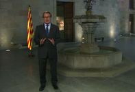 Artur Mas ofreci� anoche su discurso oficial de la Diada, que coincide con el inicio de la campa�a. 