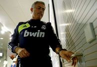 Mourinho habl� antes del �ltimo entrenamiento de los blancos.